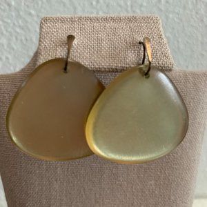 Composite gold earrings
